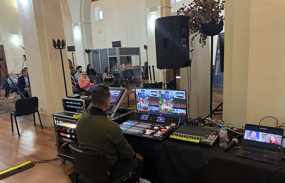 Streaming y realización multicámara con drones